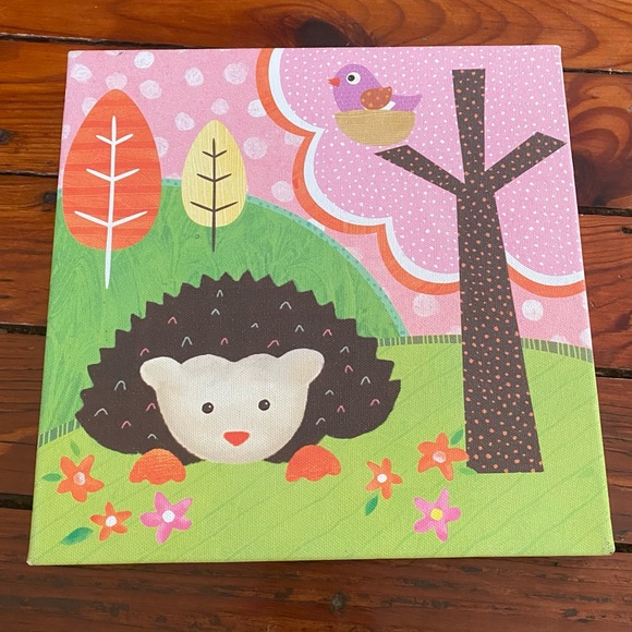 Love & Nature Hedgehog Pal Wall Art 10x10 - Picture 2 of 9